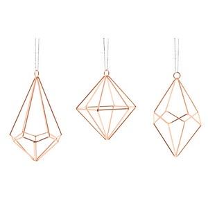 11cm Rose Gold Electroplated Hanging Decorations