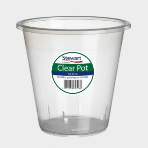 18.5Cm Clear Pot