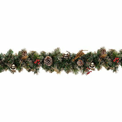 180cm Gold Dressed Garland