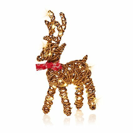 37cm Multi-Action 40 LED Reindeer - Outdoor & Battery Operated - image 2