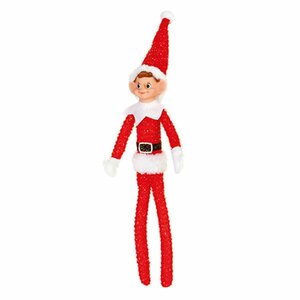 40cm Red Plush Elf Hanging Decoration