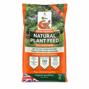 6X Natural Fibrous Fertiliser 15Kg