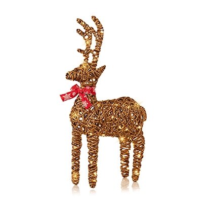 70cm Multi-Action 80 LED Reindeer - Outdoor & Battery Operated - image 2