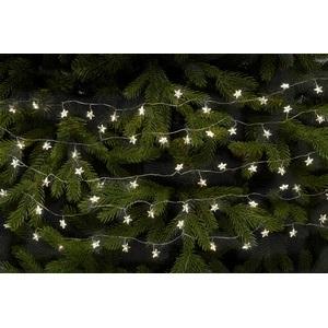 80 Battery Operated Dewdrop Star Cluster Light - Warm White