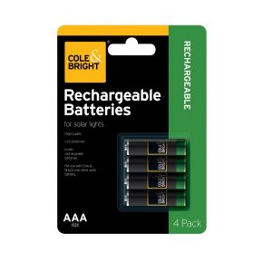 Aaa Ni-Mh Rechargeable Battery - 4 Pack