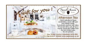 Afternoon Tea Seed Room Gift Voucher
