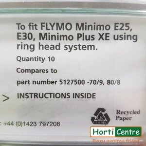 Alm Plastic Blades To Fit Flymo Fl240 - image 2