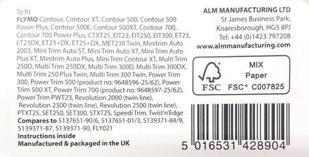 Alm Spool & Line Flymo Double Fl289 - image 2