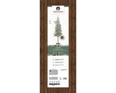 Alpback Snowy Fir 1.8m 6ft Artificial Christmas Tree - image 2