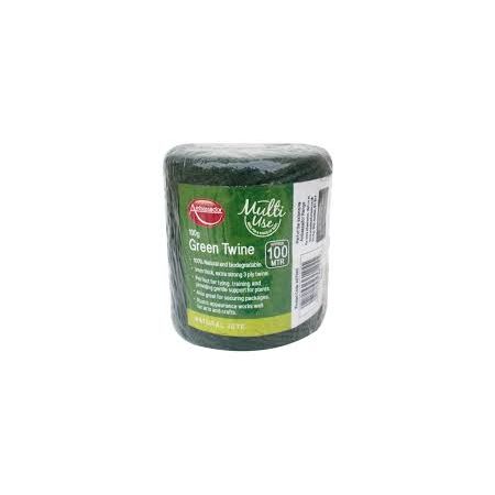 Ambassador Green Jute Twine 3 Ply 100G