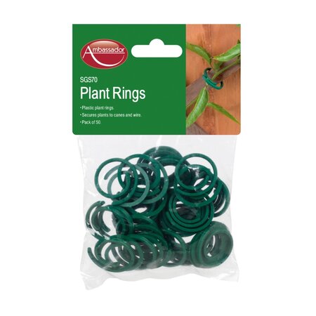 Ambassador Plant Rings Pack of 50