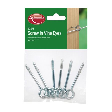 Ambassador Screw In Vine Eyes - image 1