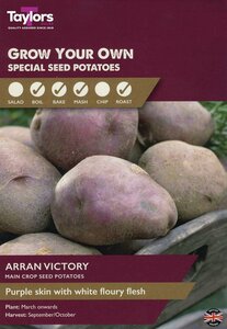 Arran Victory Scottish Seed Potatoes 8 Tubers