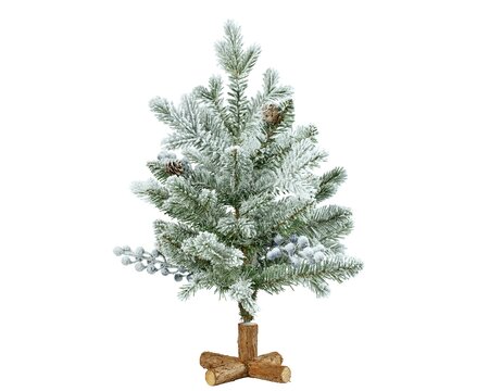 Aspen Snowy Glitter Mini Tree 45cm - image 1