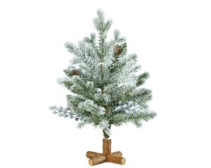 Aspen Snowy Glitter Mini Tree 45cm - image 1