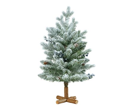 Aspen Snowy Glitter Mini Tree 60cm - image 1