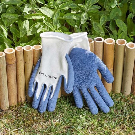 Bamboo Grip Gloves Blue - Medium - image 1