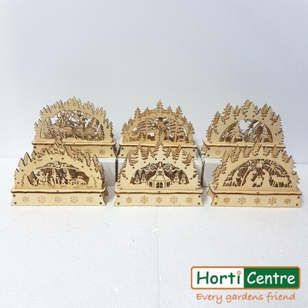 Bavarian Wooden Light Bridge in 6 Designs - image 1