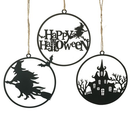 Black Metal Halloween Hanging Decoration