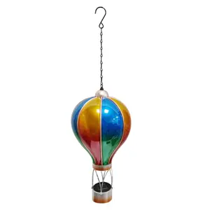 Blue & Gold Solar LED Balloon - Large
