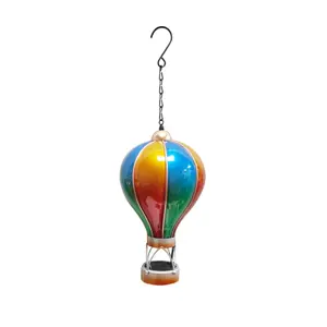 Blue & Gold Solar LED Balloon - Small