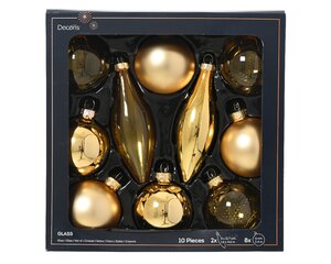 Box of 10 Assorted Gold Baulbes - image 1