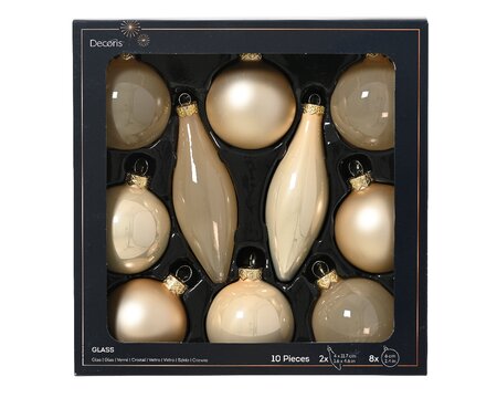 Box of 10 Assorted Ivory Baulbes - image 1