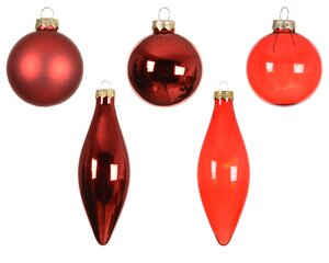 Box of 10 Assorted Red Baulbes - image 2