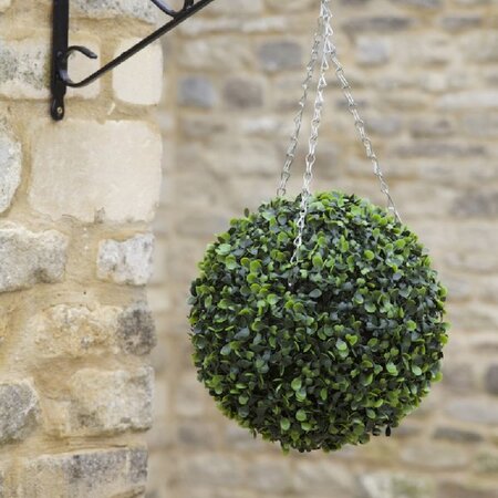 Boxwood Ball 30cm Artificial Hanging Plant - image 1
