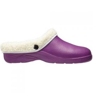 Briers Comfi Fleece Clogs Lilac Size 4 4