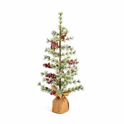 Bristle Tree with Berries 66cm
