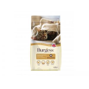 Burgess Adult Cat Food - Chicken & Duck 1.5Kg