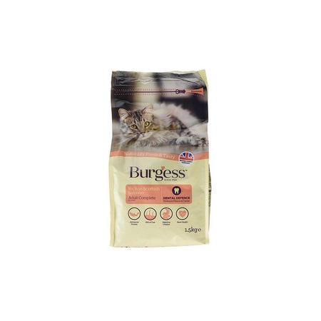 Burgess Adult Cat Food - Scottish Salmon 1.5Kg