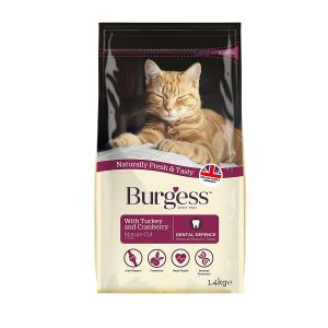 Burgess Adult Cat Food - Turkey & Cranberry 1.4Kg