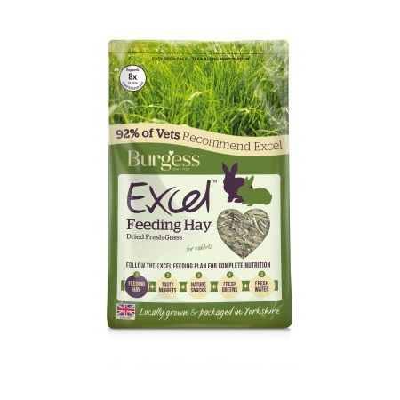 Burgess Excel Feeding Hay Dried Fresh Grass 1Kg