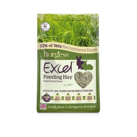 Burgess Excel Feeding Hay Dried Fresh Grass 1Kg