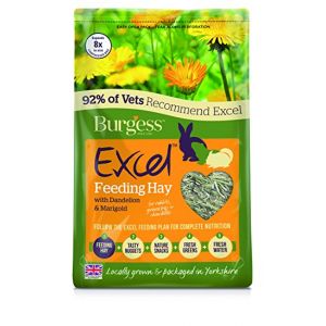 Burgess Excel Feeding Hay With Dandelion And Marigold 1Kg