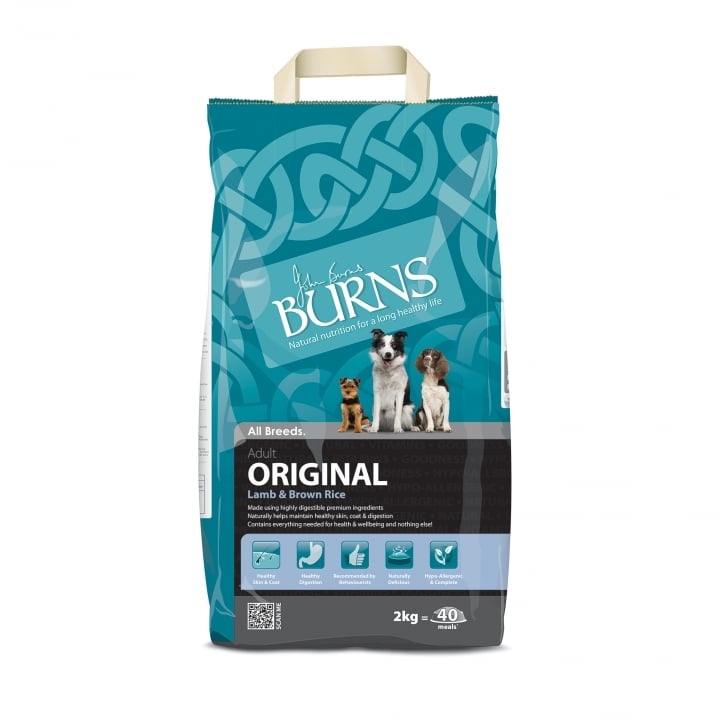 Burns Adult Dog Food Lamb & Brown Rice 2Kg Horticentre Your Family