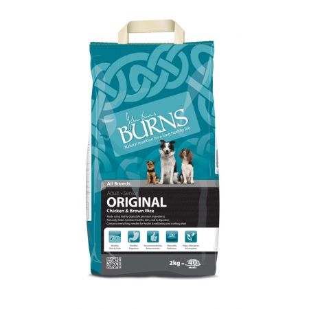 Burns Adult & Senior Dog Food Chicken & Rice 2Kg