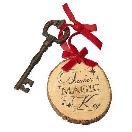 Cast Iron Key Bottle Opener With Tag