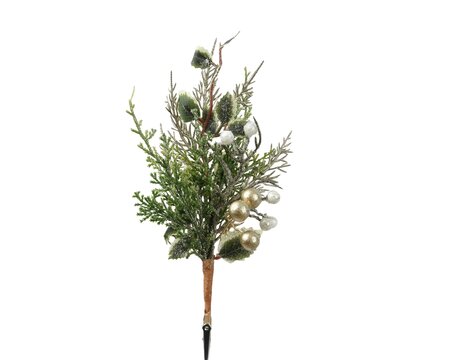 Champagne Clip Glitter Green/Colo H25cm - image 1