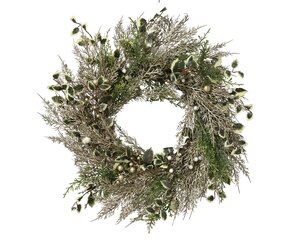 Champagne Wreath Glitter Green/Co H11cm - image 1