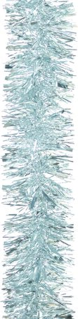 Chunky/Fine Cut Silver Tinsel 200cm x 15cm