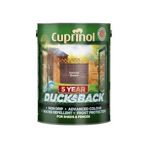 Cuprinol 5 Year Ducksback Harvest Brown Colour 5L