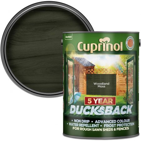 Cuprinol 5 Year Ducksback Woodland Moss Colour 5L