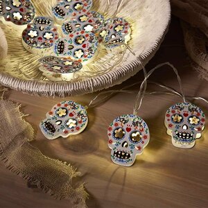 DeadHead String Lights Set of 10 Halloween Lights