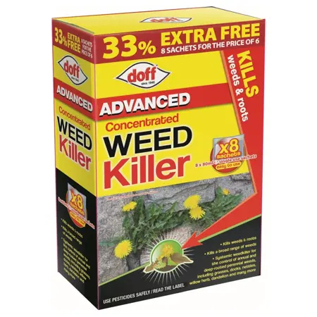 Doff Advanced Concentrated Weedkiller 8 X 80ml Sachet