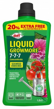 Doff Liquid Growmore 7-7-7 Concentrate with 20% Extra Free 1.2L