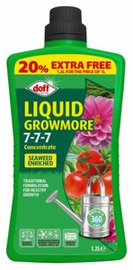 Doff Liquid Growmore 7-7-7 Concentrate with 20% Extra Free 1.2L