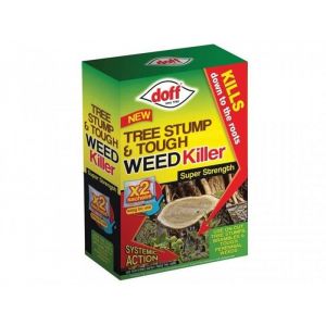 Doff Tree Stump & Tough Weedkiller 2X80Ml Sachet Pack